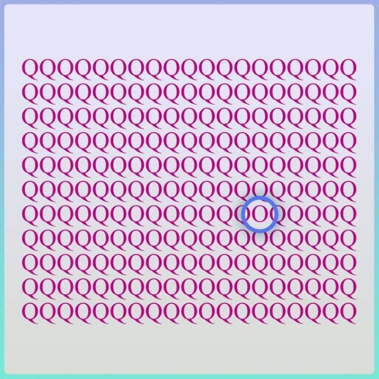 Предизвикателен IQ пъзел: само късметлиите ще открият скритата буква 