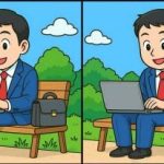 IQ тест: открийте 3 разлики в снимки на мъж с лаптоп за 75 секунди IQ тест: открийте 3 разлики в снимки на мъж с
